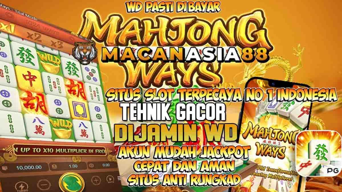 Main Mahjong Bet 200 di Situs Slot Terpercaya