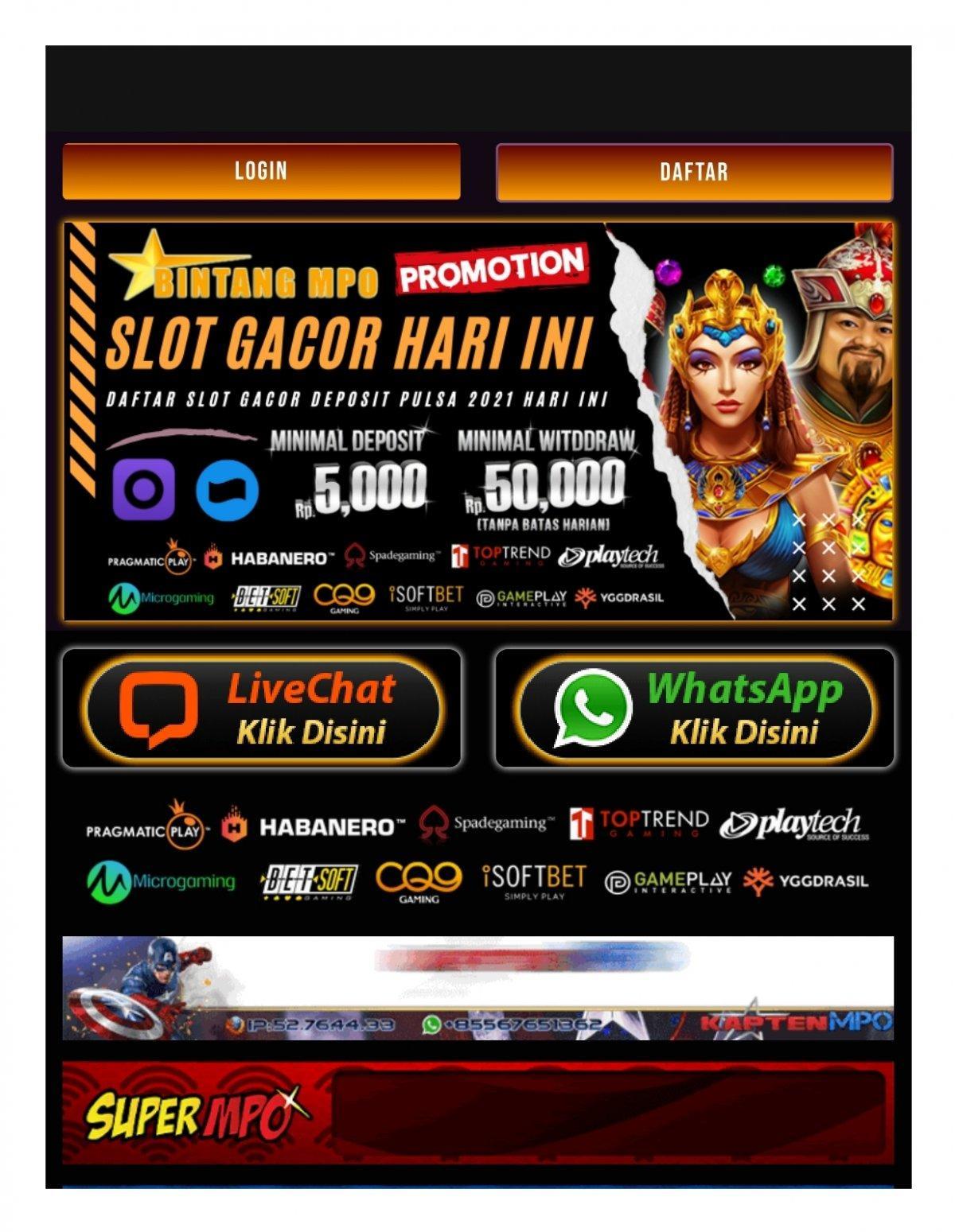 Main Slot Online Deposit Pulsa 5000 – Nikmati Taruhan Tanpa Ribet!