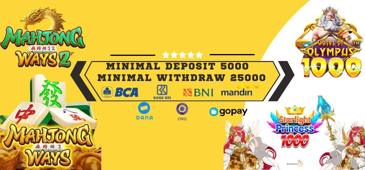 Slot Online Minimal Deposit 25000 – Mainkan Sekarang dan Menang Besar